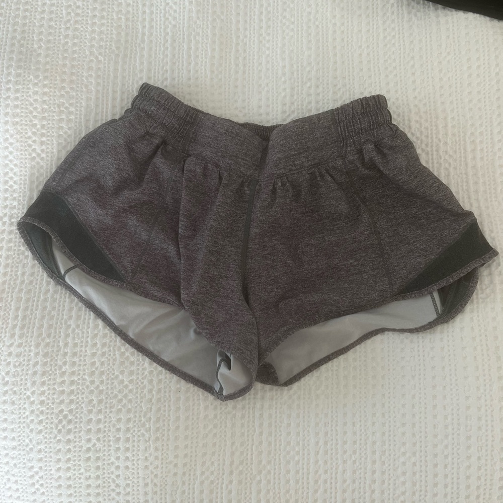 Grey Lulu Lemon Hotty Hot Short